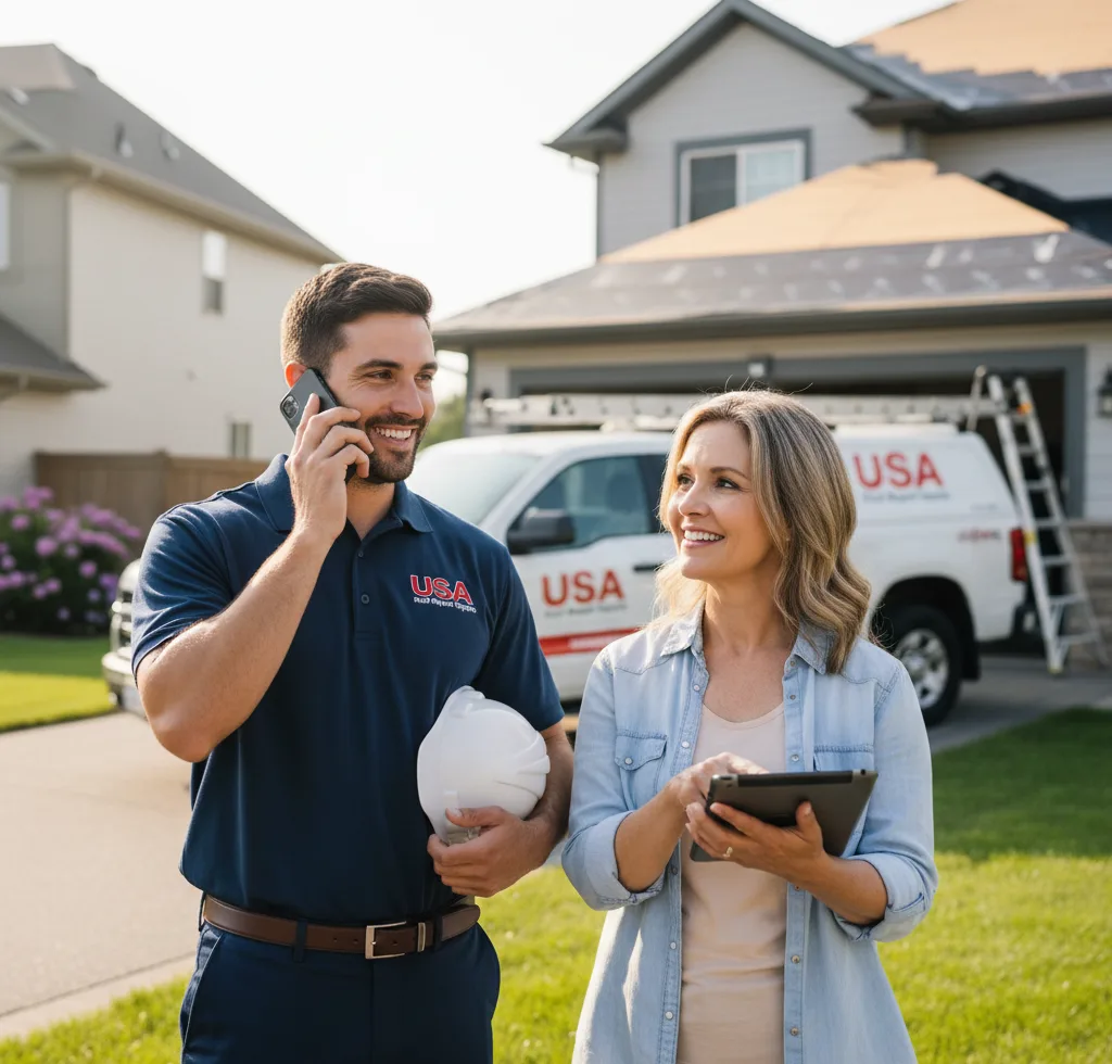 USA Roof Repair Experts customer support in Cedarburg